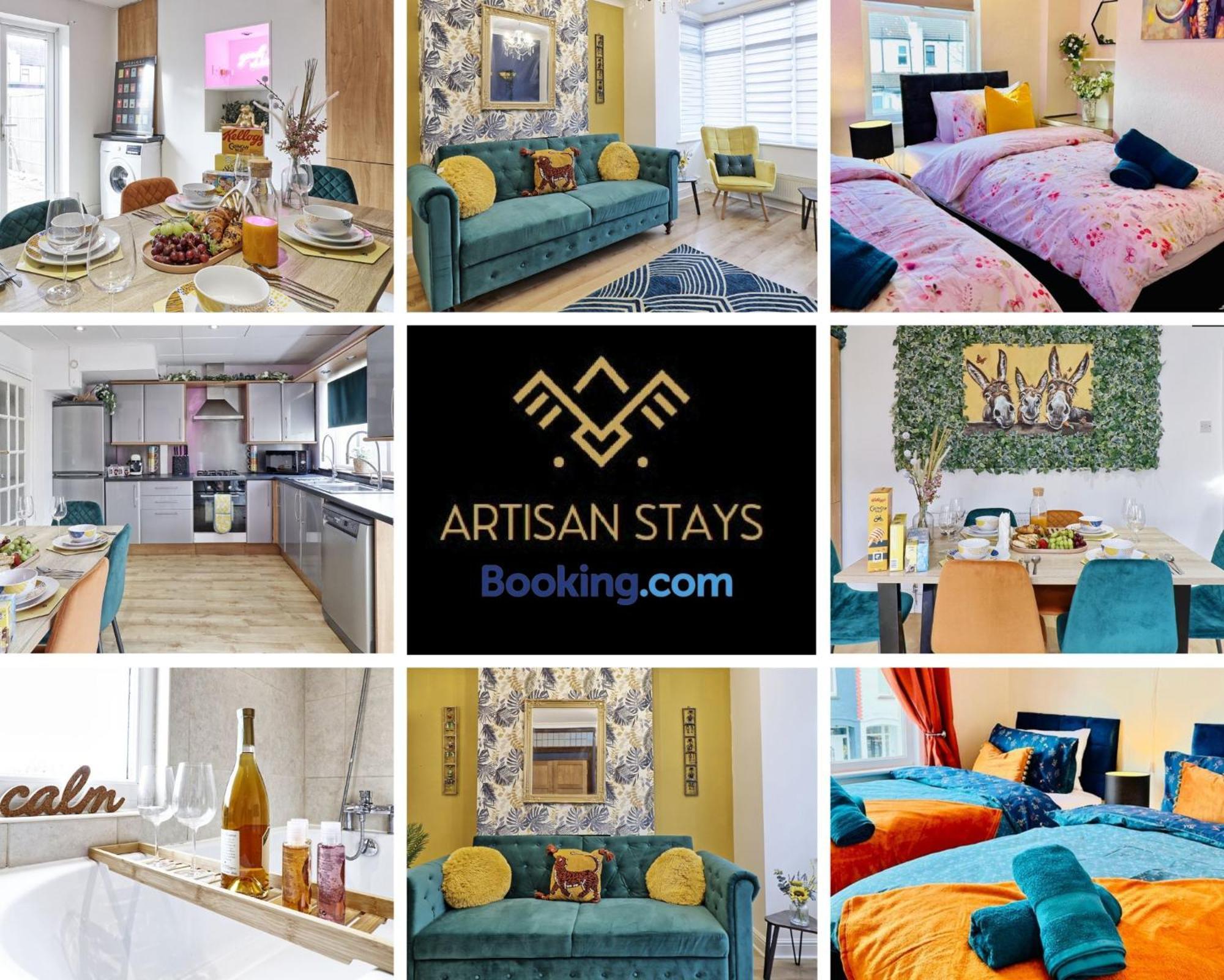Stunning Tropical Oasis In Southend-On-Sea By Artisan Stays I Weekly Or Monthly Stay Offer I Free Parking I Sleeps 7 Exterior foto