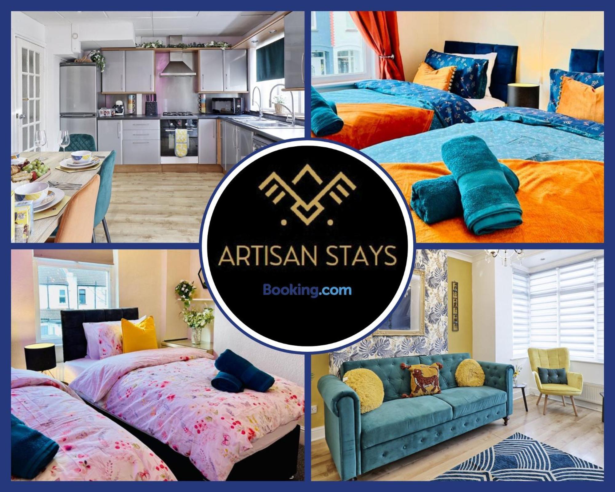 Stunning Tropical Oasis In Southend-On-Sea By Artisan Stays I Weekly Or Monthly Stay Offer I Free Parking I Sleeps 7 Exterior foto